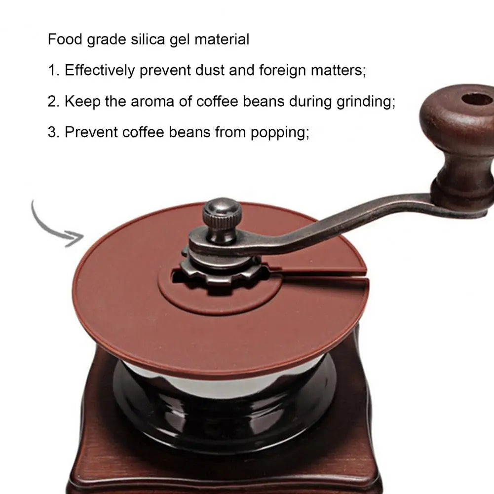 Reusable Coffee Grinder Cover: Lightweight, dust-proof, heat-resistant, and stable.